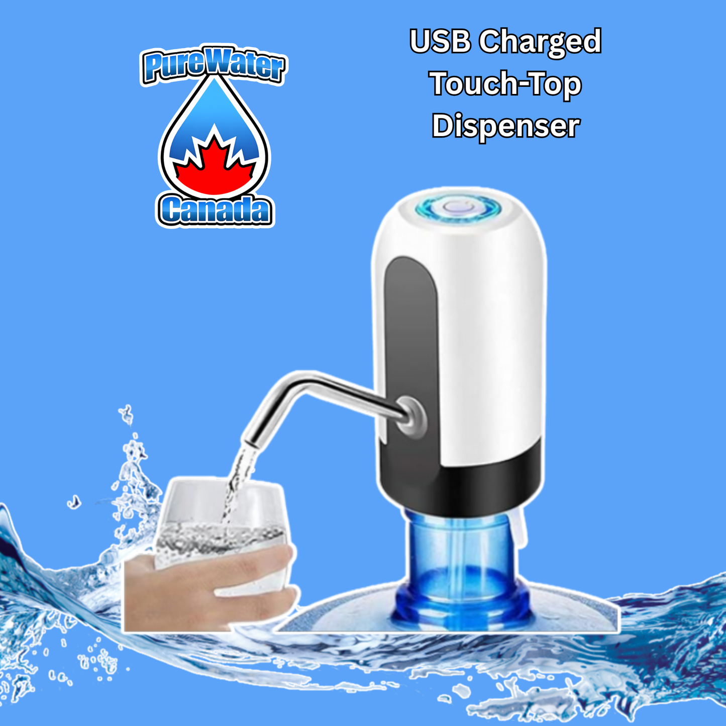 Touch-Top Water Dispenser