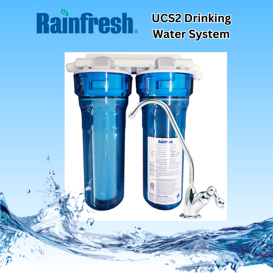 Rainfresh UCS2 2-Stage Drinking Water System w/ Cyst Removal