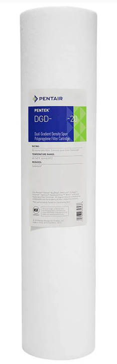 Pentek Dual-Gradient Sediment Cartridges 20" Big Blue  - DGD2501-20