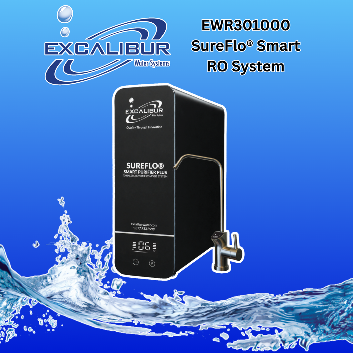 SUREFLO® SMART PURIFIER PLUS TANKLESS REVERSE OSMOSIS SYSTEM