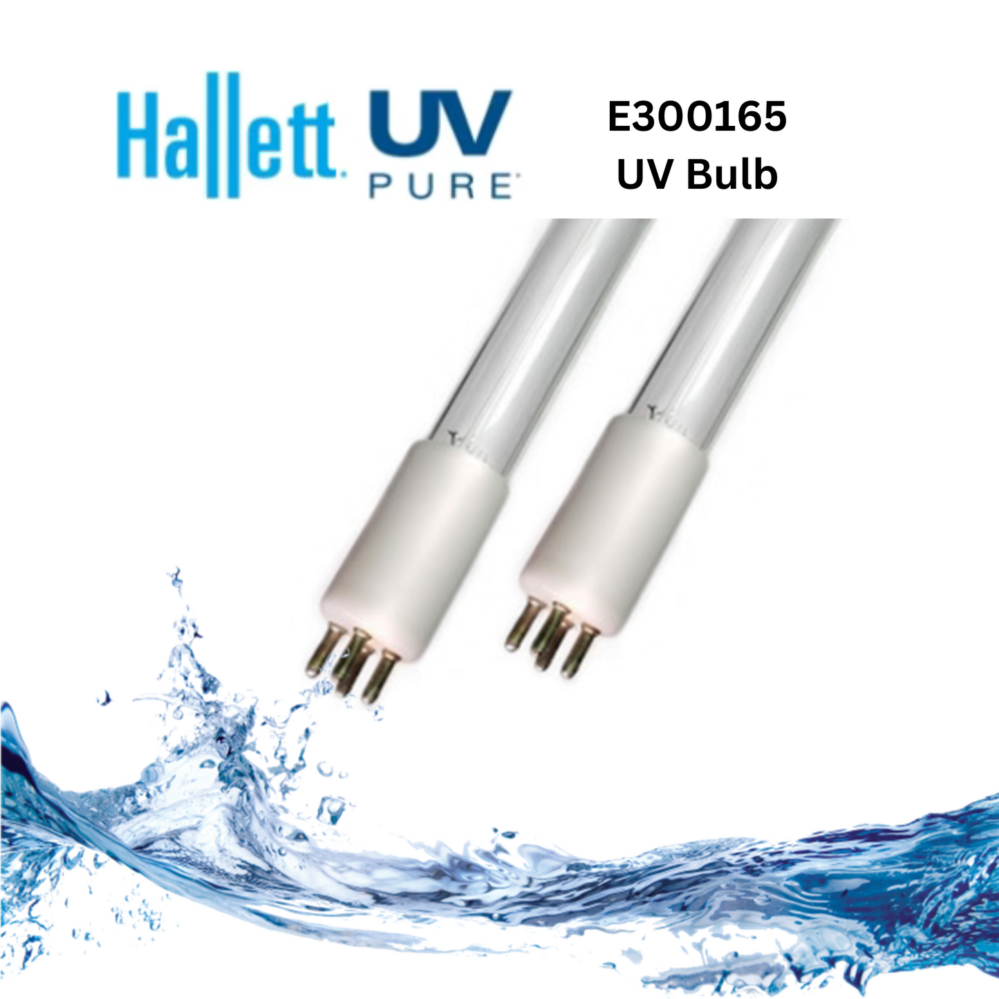 UV Pure Hallett E300165 Genuine Replacement UV Bulbs