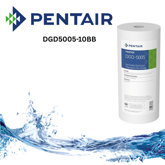 Pentek Dual-Gradient Sediment Cartridges 10" Big Blue  - DGD5005-10BB